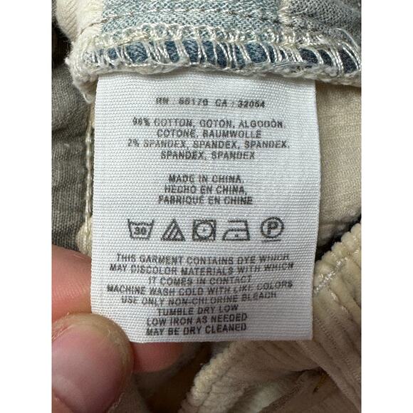 Anthropologie Pilcro & The Letterpress Womens Ankle Zip Corduroy Pants - 29x27.5 - Picture 9 of 9